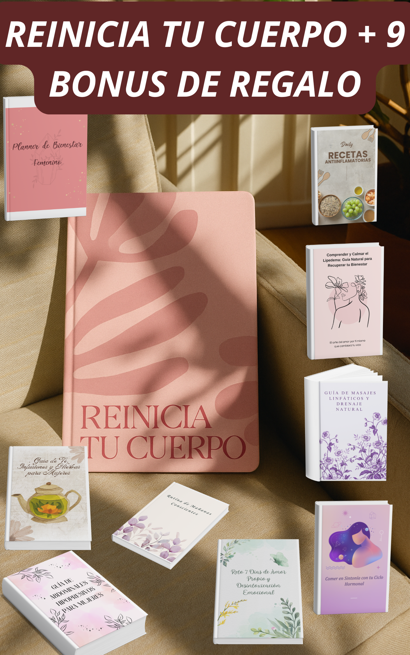 Cuerpo en Calma: El método natural para desinflamar, equilibrar tus hormonas y recuperar tu energía desde la alimentación.